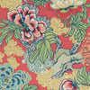 Thibaut Fabric Honshu Coral and Green F975490