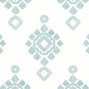 Thibaut Fabric Province Medallion Seaglass F981320