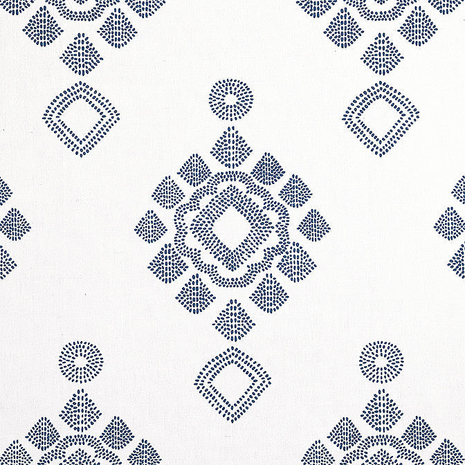 Province Medallion Navy F981323 by Thibaut Fabric Thibaut Fabric Province Medallion Navy F981323Fabric Montecito 60% Linen, 40% Cotton INDIA </p><p>Repeat: V: 30 52 - Fabric Carolina -