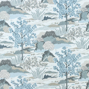 Thibaut Fabric Daintree Aqua F985043