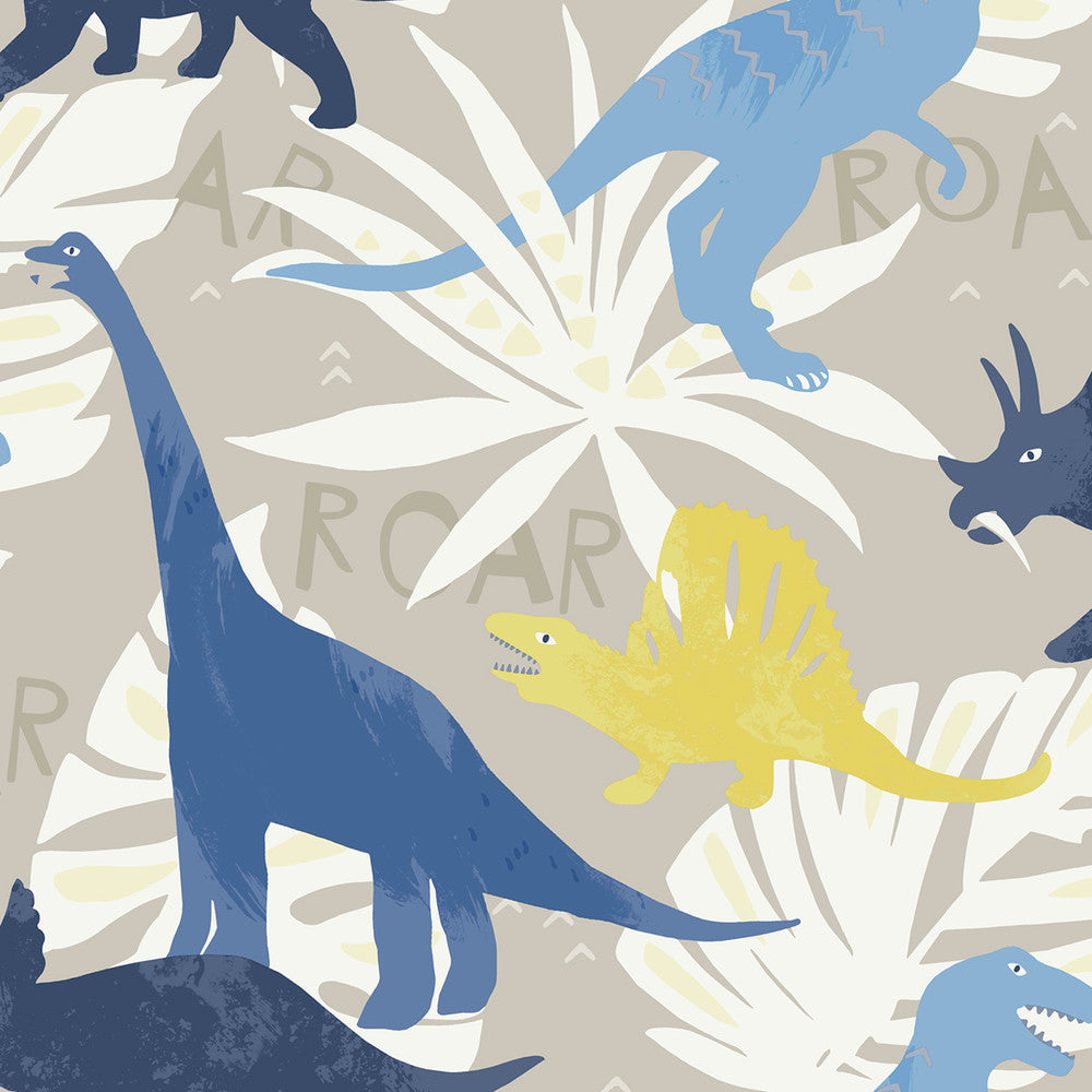 Pack Party Blue and Yellow FA40002 by Seabrook Designs Designer Wallpaper