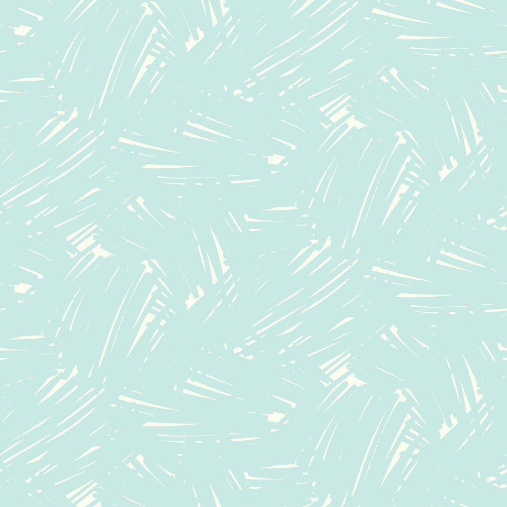 Turf Brushstroke Baby Blue and White FA40502 by Seabrook Designs Designer Wallpaper