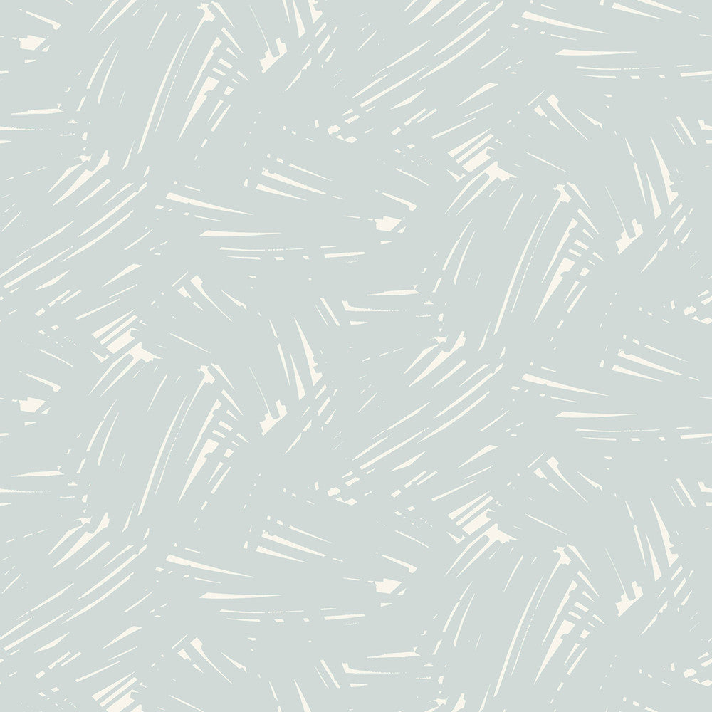 Turf Brushstroke Powder Blue and White FA40508 by Seabrook Designs Designer Wallpaper
