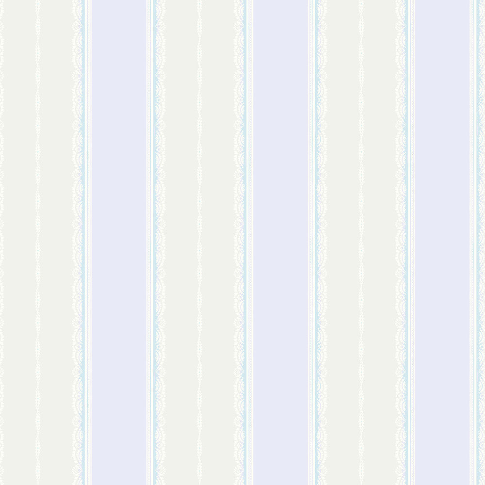 Glitter Frills Stripe Lilac and Gray FA41009 by Seabrook Designs Designer Wallpaper