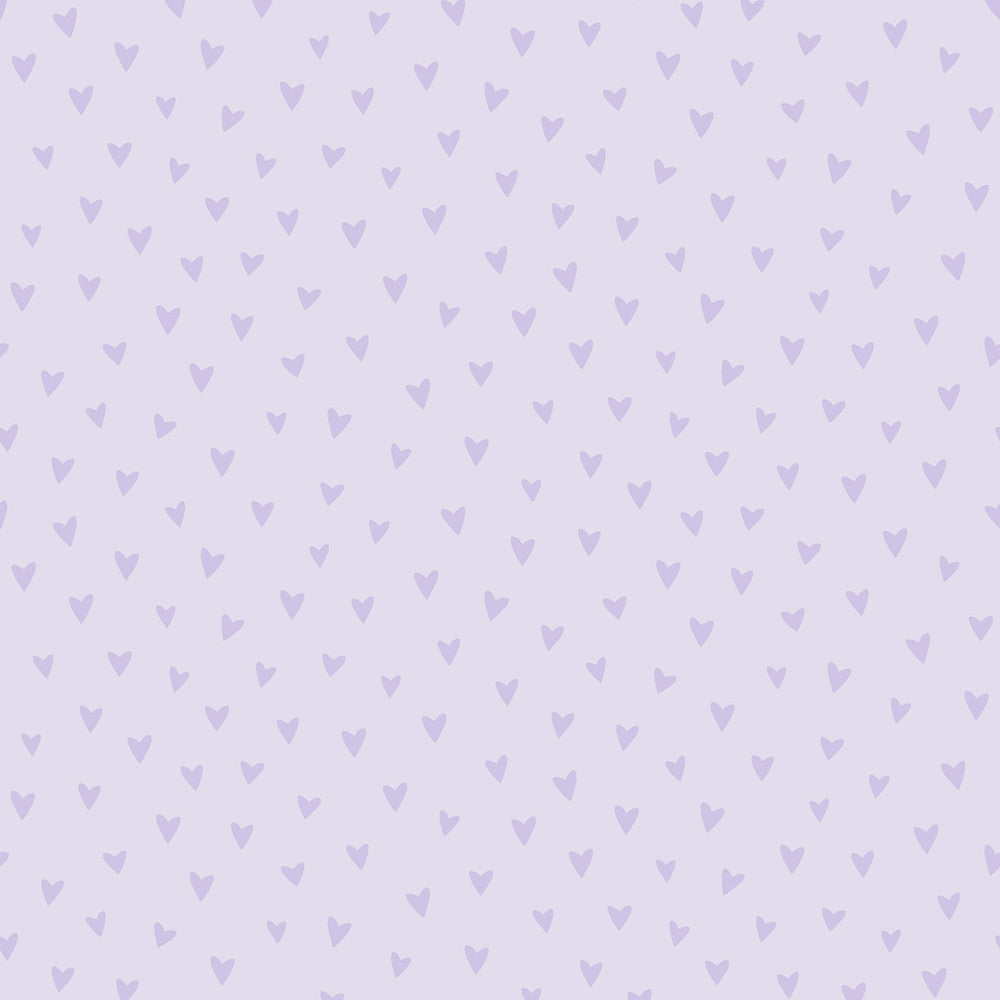 Sparkle Heart Lilac Glitter FA41709 by Seabrook Designs Designer Wallpaper