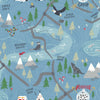 Seabrook Designs Wallpaper Campground Bluebird FA41902