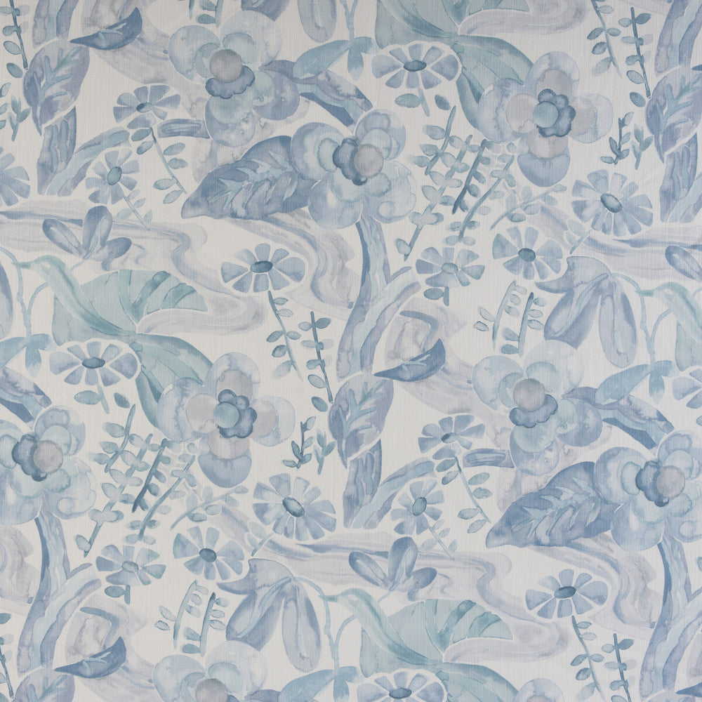 Faerie Pacific by Kravet Design Designer Fabric BARBARA BARRY HOME MIDSUMMER COTTON - 97%;LINEN - 3% Pakistan HEAVY Horizontal: 26 and Vertical: 26 54 - Swanky Fabrics -