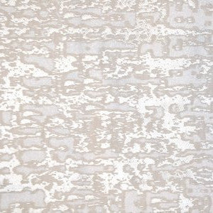 Fame Beige C817 by Norbar Designer Fabric ALLURE 100% POLYESTER TURKEY 7 7/8"V - 15 1/4" 117" - Swanky Fabrics -