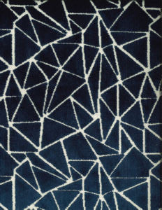 Family Sapphire by Norbar Designer Fabric HEIRLOOM 88% VISCOSE 12% POLYESTER INDIA 7 1/2"V 7"H 57 - Swanky Fabrics -