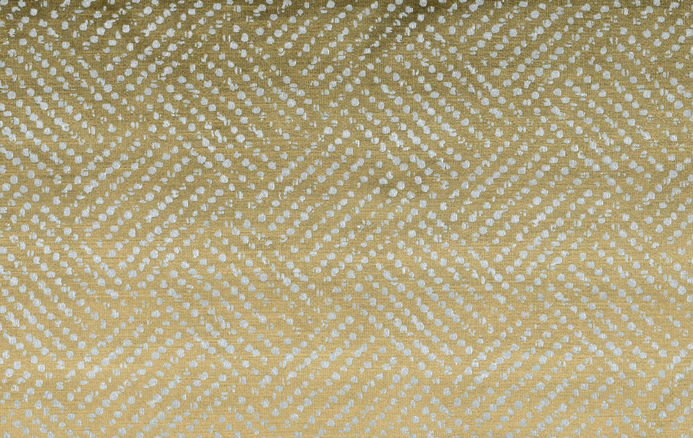 Farley Gold by Norbar Designer Fabric PARAMOUNT 53% VISCOSE 29% COTTON CHINA 3 1/2"V 3 3/4"H 55 - Swanky Fabrics -