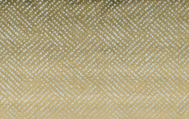 Farley Gold by Norbar Designer Fabric PARAMOUNT 53% VISCOSE 29% COTTON CHINA 3 1/2"V 3 3/4"H 55 - Swanky Fabrics -