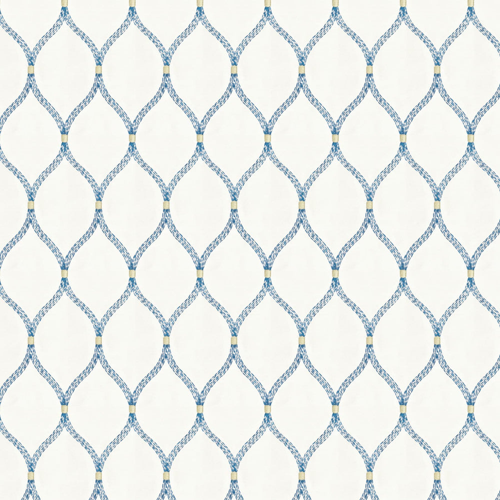 Fathom 2 Bluebird by Stout Designer Fabric COLOR MY WINDOW BLUE/NAVY 80%SVI 20%POL %REMB INDIA </p><p>Repeat: 7.5 51 in - Swanky Fabrics -