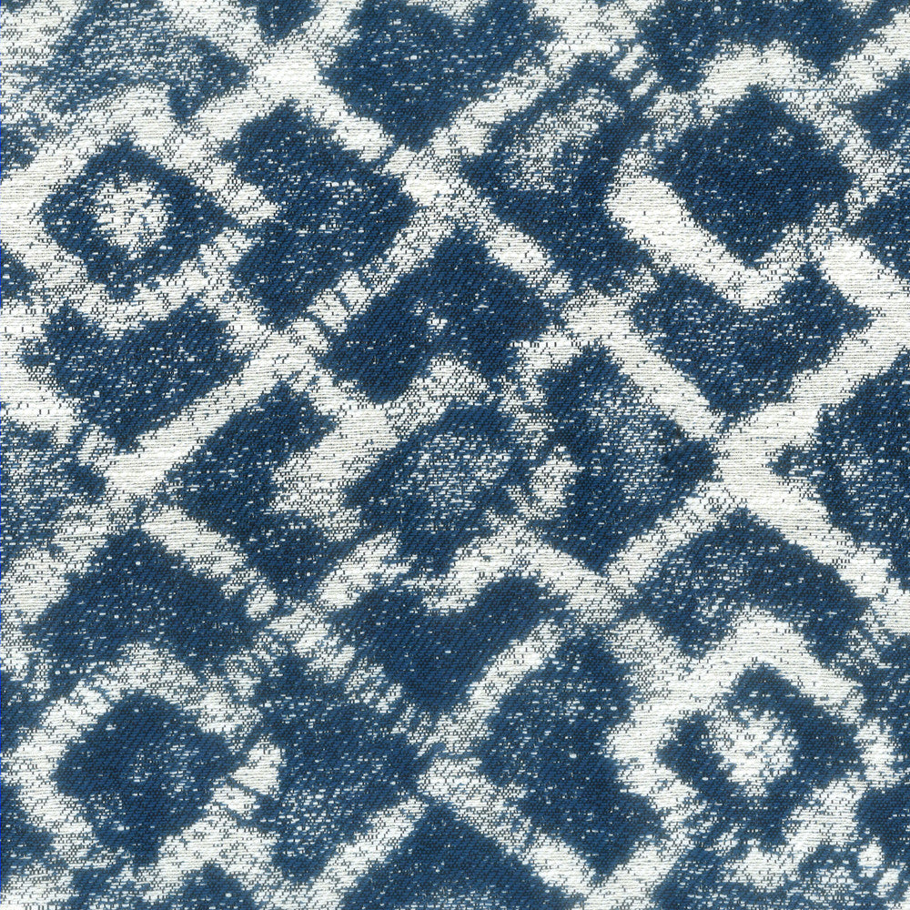 Fawn 1 Navy by Stout Designer Fabric LIVING IS EASY CHAMBRAY/NAVY 54%POL 46%COT USA Horizontal: 14.250 and Vertical: 14.125 56.5 in - Swanky Fabrics -