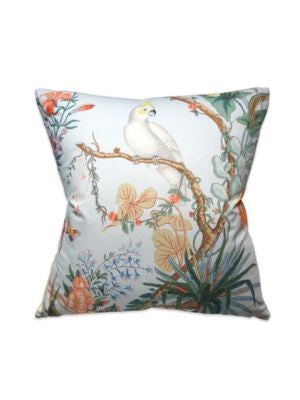Cinque Terra Pillow 22 X 22 - Coral Sky FBCINQPILL0001 by Scalamandre Designer Pillows 100% COTTON Horizontal: and Vertical: 0 - Swanky Fabrics -