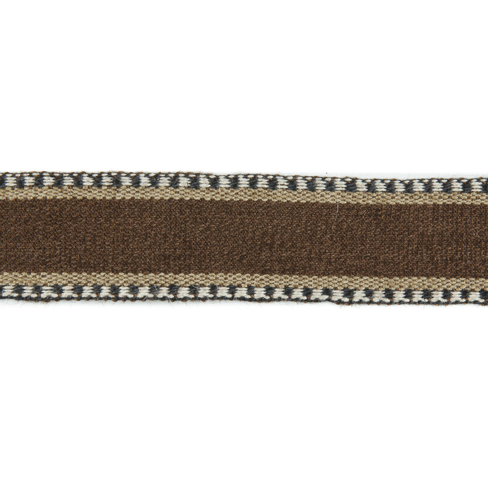 Irvine Woodsmoke by Mulberry Designer Trim MODERN COUNTRY JUTE - 60%;COTTON - 40% India - Horizontal: 1.70208 and Vertical: 0 1.70208 - Swanky Fabrics -