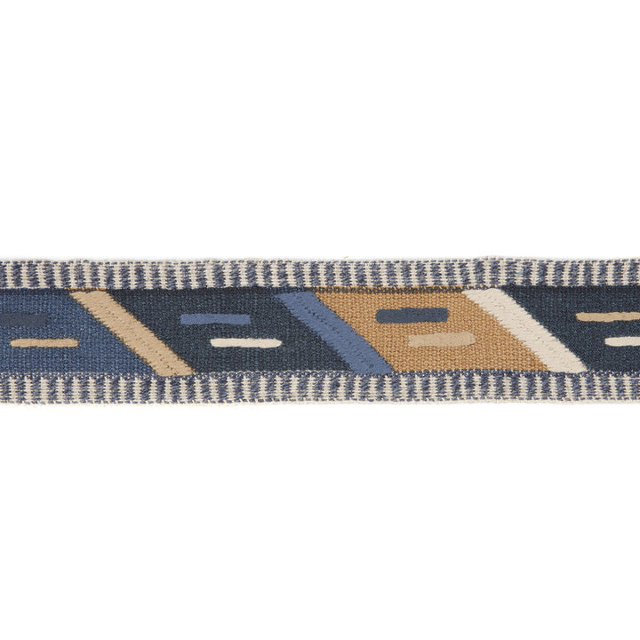 Portree Indigo by Mulberry Trim Mulberry Trim Portree IndigoTrim MODERN COUNTRY JUTE - 55%;COTTON - 35%;POLYESTER - 10% India </p><p>Repeat: H: 2.70284, V: 15.51178 2.6792 - Fabric Carolina -