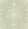 Seabrook Designs Wallpaper Colette Cameo Washed Green FC60304