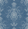 Seabrook Designs Wallpaper Colette Cameo French Blue FC60312