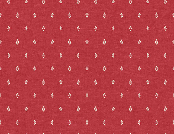 Petite Feuille Sprig Antique Ruby FC60601 by Seabrook Designs Designer Wallpaper