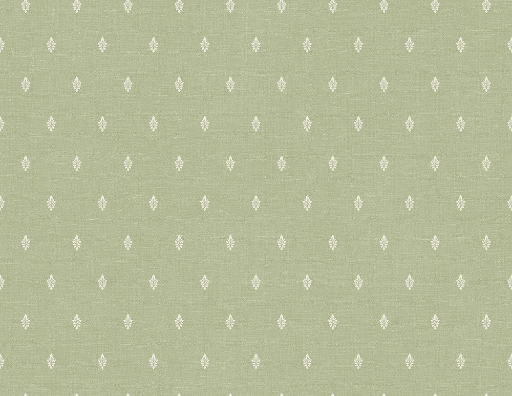 Petite Feuille Sprig Pomme FC60604 by Seabrook Designs Designer Wallpaper