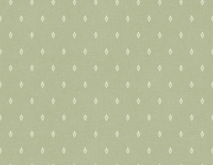 Petite Feuille Sprig Pomme FC60604 by Seabrook Designs Designer Wallpaper