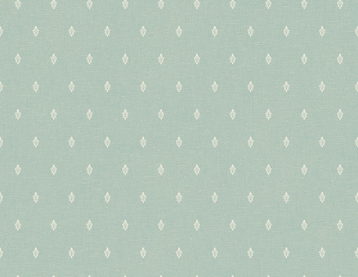 Petite Feuille Sprig Minty Meadow FC60612 by Seabrook Designs Designer Wallpaper