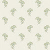Seabrook Designs Wallpaper Lotus Branch Floral Washed Green & Herb FC60804