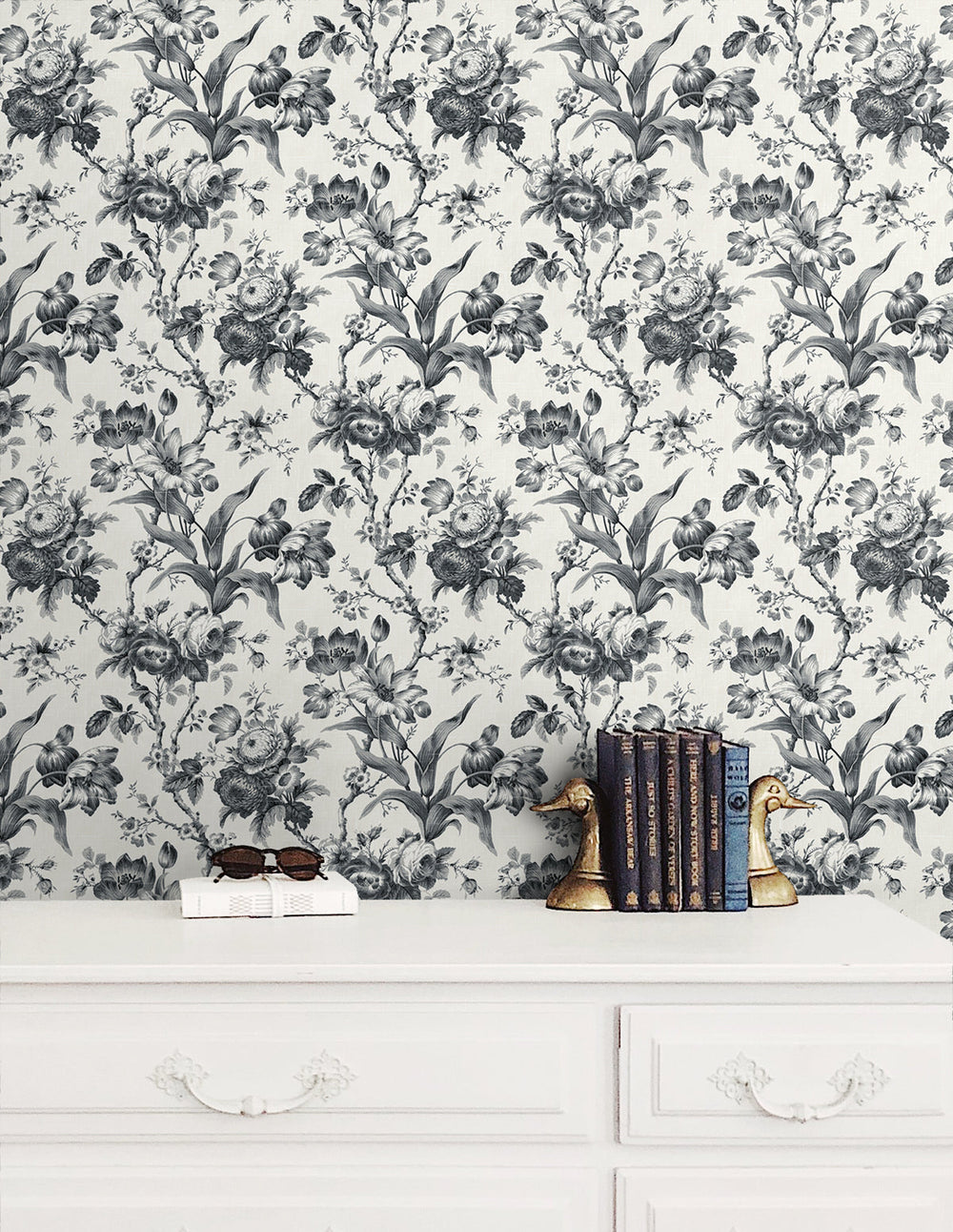 En Rose Poppy Seed FC61200 by Seabrook Designs Designer Wallpaper