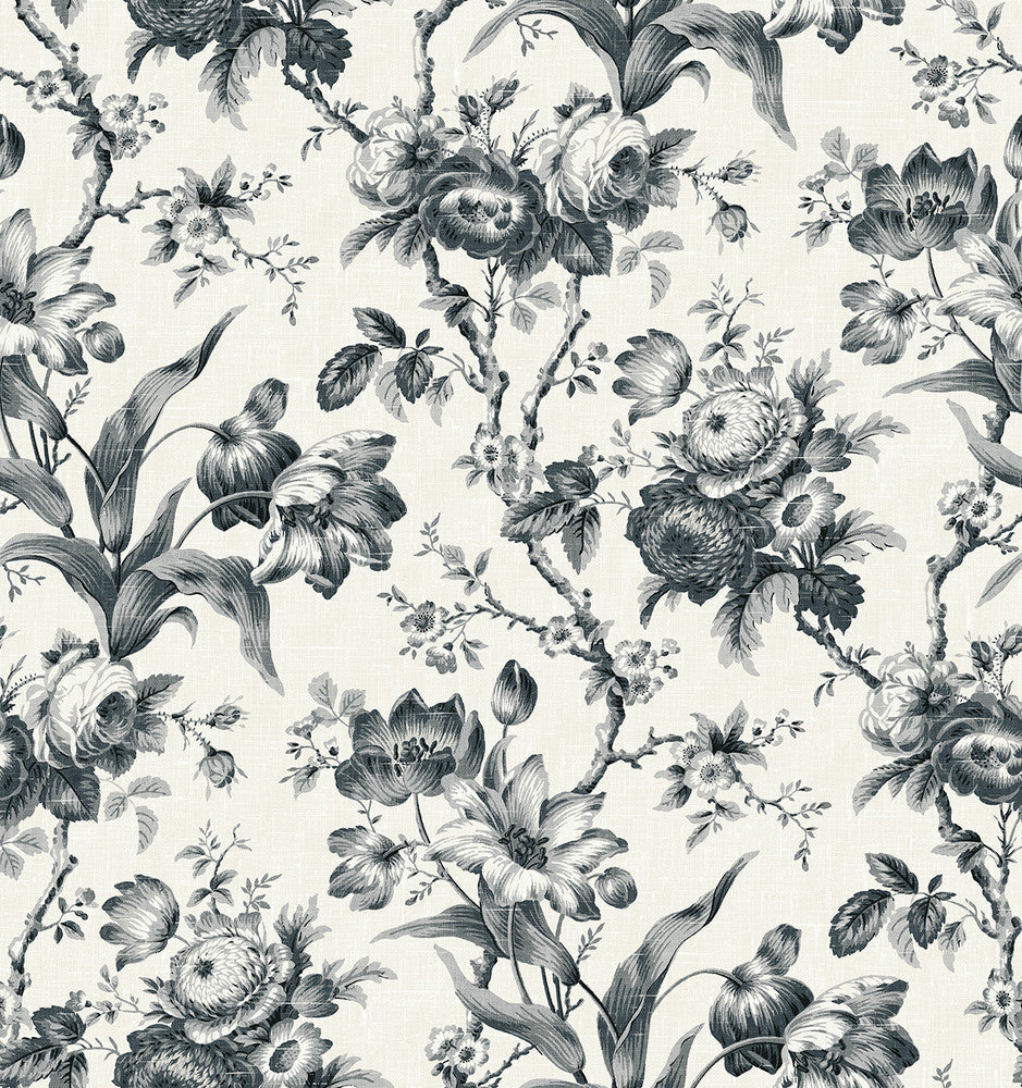En Rose Poppy Seed FC61200 by Seabrook Designs Designer Wallpaper