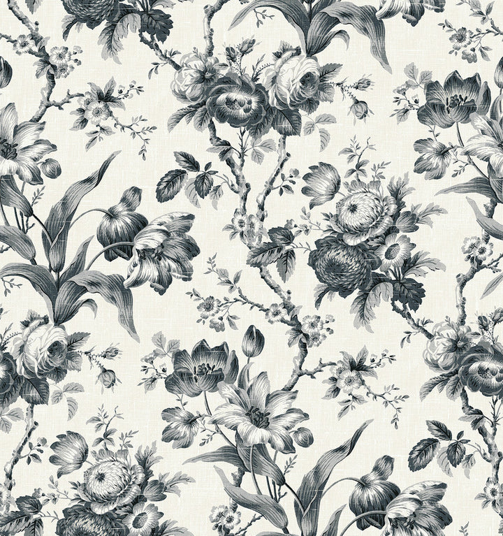 En Rose Poppy Seed FC61200 by Seabrook Designs Designer Wallpaper