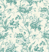 Seabrook Designs Wallpaper En Rose Minty Meadow FC61214