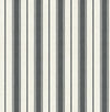 Seabrook Designs Wallpaper Eliott Linen Stripe Poppy Seed FC61500