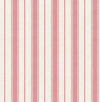 Seabrook Designs Wallpaper Eliott Linen Stripe Cranberry FC61501