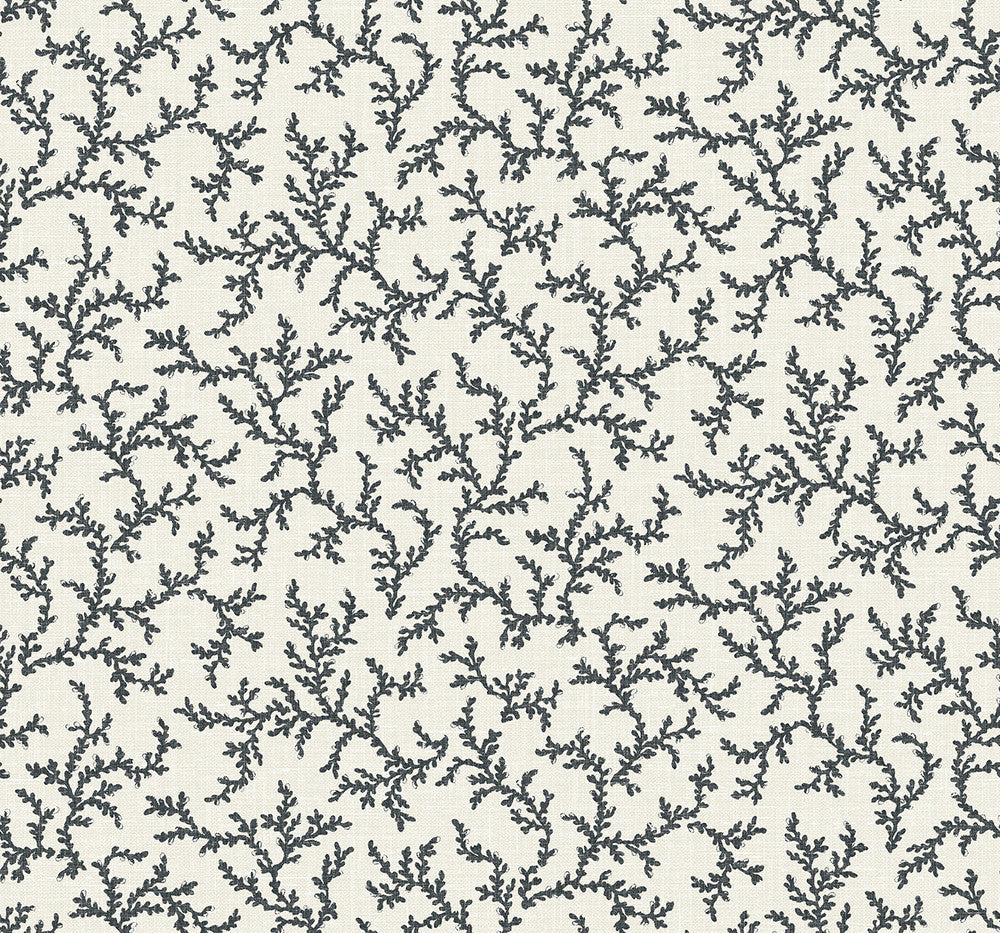 Corail Poppy Seed FC62100 by Seabrook Designs Designer Wallpaper