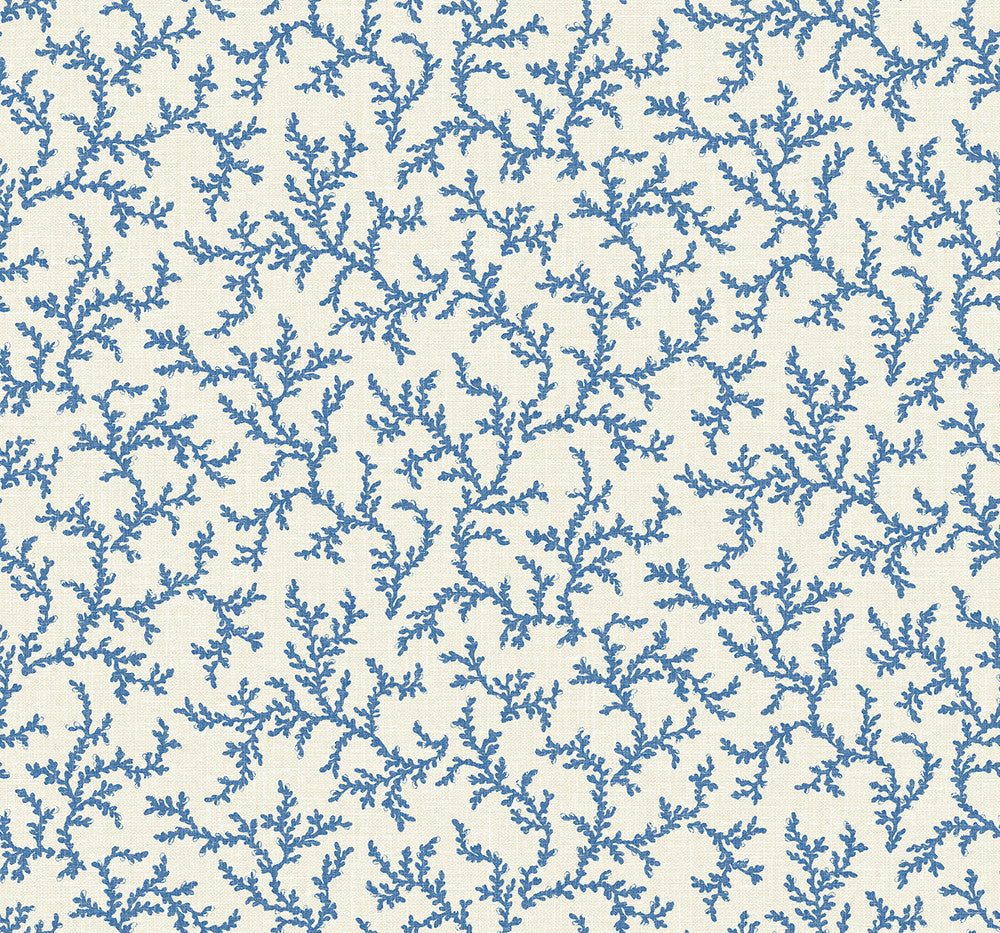 Corail Denim Wash FC62102 by Seabrook Designs Designer Wallpaper