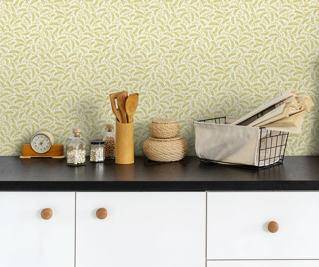 Cossette Dandelion FC62203 by Seabrook Designs Designer Wallpaper