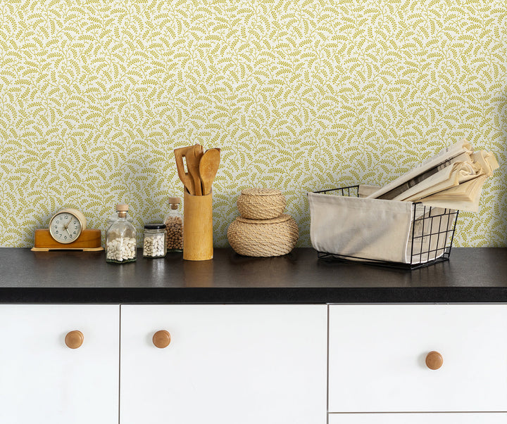 Cossette Dandelion FC62203 by Seabrook Designs Designer Wallpaper