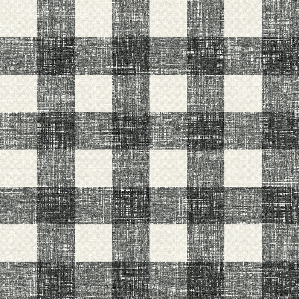 Bebe Gingham Poppy Seed FC62300 by Seabrook Designs Designer Wallpaper