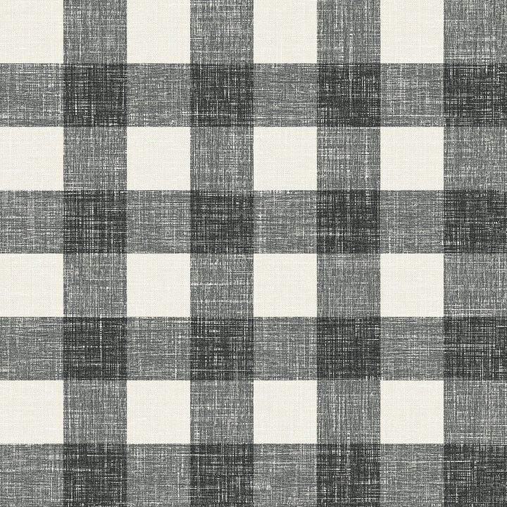 Bebe Gingham Poppy Seed FC62300 by Seabrook Designs Designer Wallpaper