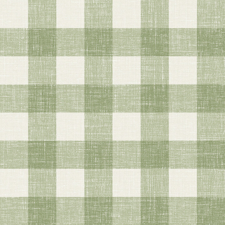 Bebe Gingham Herb FC62304 by Seabrook Designs Designer Wallpaper