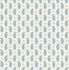 Seabrook Designs Wallpaper Maia Paisley Bleu Bisque FC62402