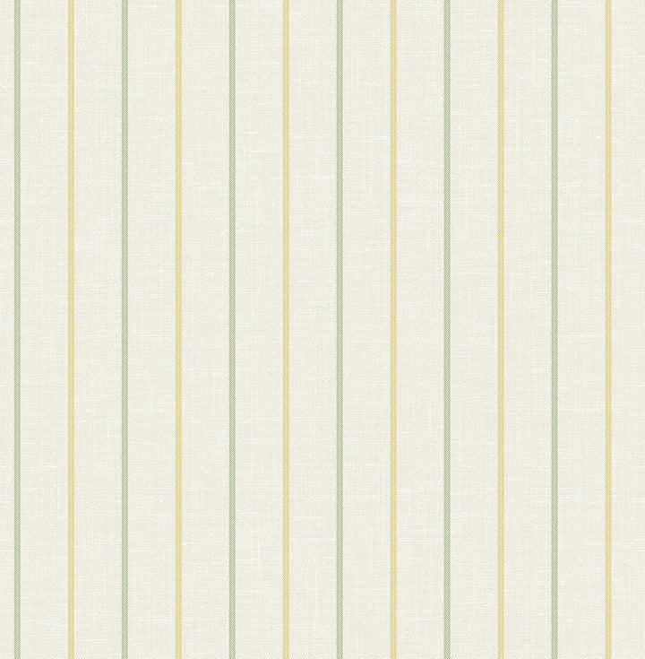 Andree Stripe Dandelion & Pomme FC62504 by Seabrook Designs Designer Wallpaper