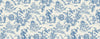 Seabrook Designs Fabric Chinoiserie Linen Fabric Denim Wash FC62812F