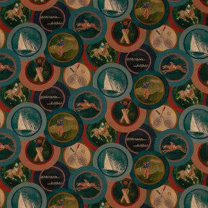 Mulberry Fabric Sporting Life Teal