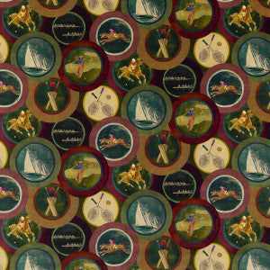 Mulberry Fabric Sporting Life Velvet Plum