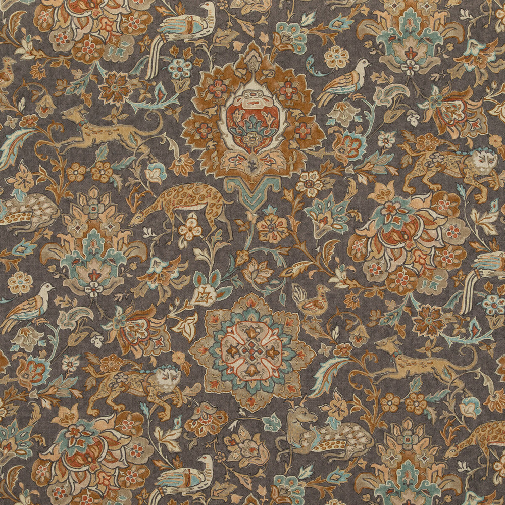 Wild Things Woodsmoke by Mulberry Designer Fabric MULBERRY LONG WEEKEND VISCOSE - 67%;LINEN - 33% United Kingdom Horizontal: 54.372 and Vertical: 38.612 54.372 - Swanky Fabrics -