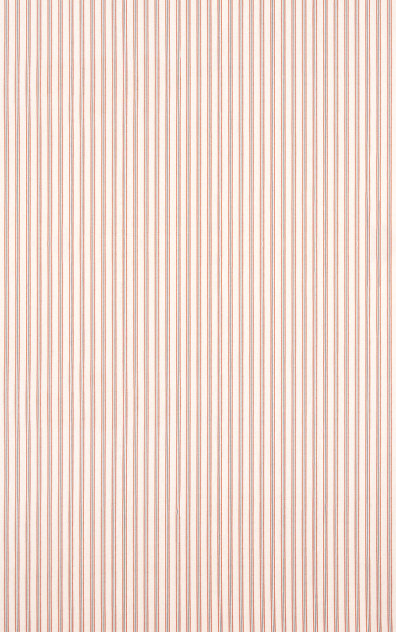 Mulberry Fabric Somerton Stripe - Russet/Teal