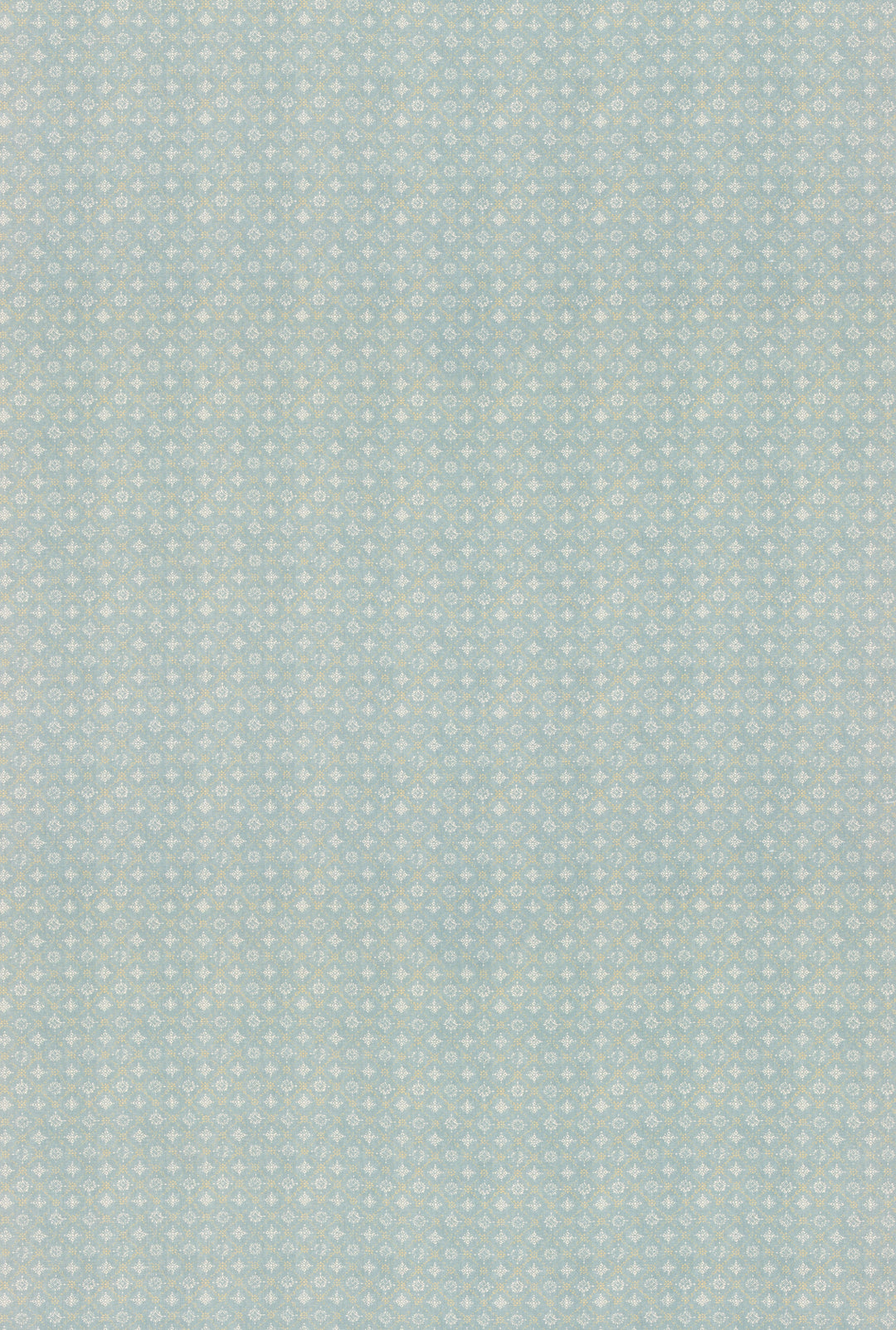 Mulberry Fabric Croft Trellis - Old Blue