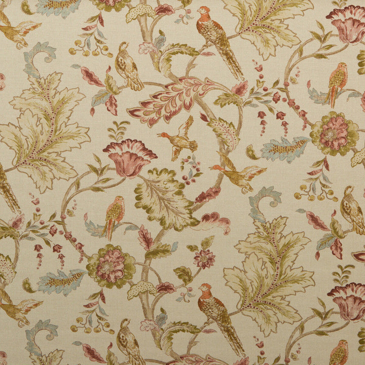 Early Birds Natural by Mulberry Fabric Mulberry Fabric Early Birds NaturalFabric GREAT PARK LINEN - 100% United Kingdom </p><p>Repeat: H: , V: 34.672 53.978 - Fabric Carolina -