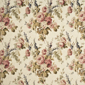 Mulberry Fabric Vintage Floral Antique/Rose